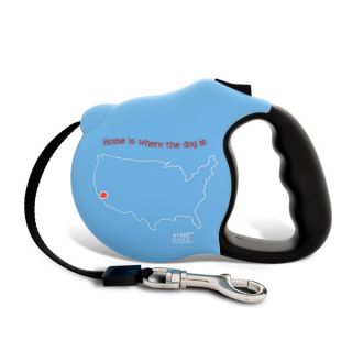 26 Bars & a Band Home is Where the Dog Is Retractable Dog Leash   Leashes   Collars, Harnesses & Leashes