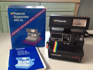 Polaroid 635CL Kamera Supercolor Sofortbildkamera Funktionsfaehig OVP