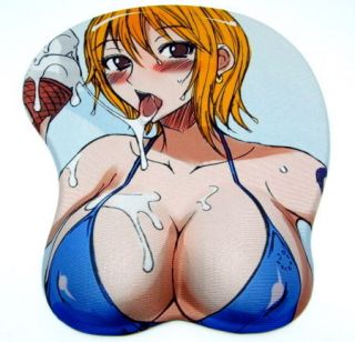Sexy 3D Busen One Piece Nami Anime Mauspad Mousepad 27x22cm Neu