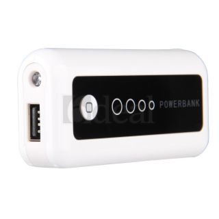 Mini externer Notfall Akku Mobil Ladegeraet USB Power Station 5600mAh