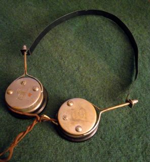 Kopfhörer 2000 Ohm Funk Detektor Fernmeldetechnik ca. 1920  30