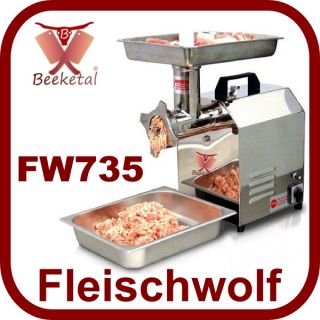 Fleischwolf Wurstfüller 120kg komplett Edelstahl NEU
