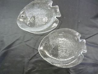 Glasplatten im Fisch Design L 26,5 cm (B12 32)