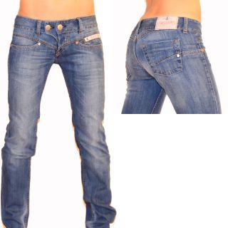  Damen Jeans Tight W 25 L 32 D9900 light blue washed Blaustoff