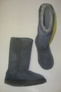 STINGER High Boots / gefütterte Winterstiefel Leder grau 35   36 NEU
