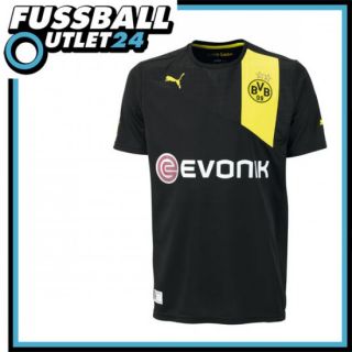 Puma Borussia Dortmund BVB Away Trikot 2012/2013 Kids [Gelb Schwarz