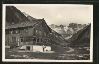 schöne AK Stillupperhaus, Berghütte mit Umgebung 1933
