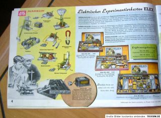 Org. MÄRKLIN Katalog D15 von 1938/39 Blech Eisenbahn Militär