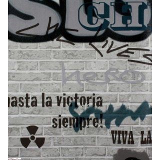 Graffiti Retro Kinder Jugend Tapete 05708 30 grau Weitere