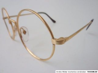 70er 70s Brillengestell Brillenfassung rund runde Brille unisex Metall