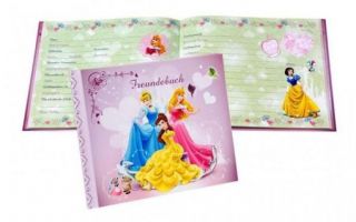 Princess Prinzessin Freundebuch Freundschaftsbuch Buch