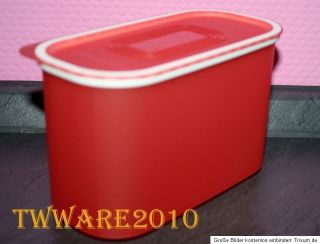 Tupperware Quadro   Hit Behälter 800ml A 191 Rot ( Lachs ) NEU