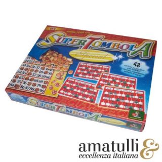 Bingo SUPER TOMBOLA SPECIAL 48 Karten Spiel aus Italien Weihnachten