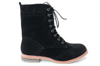 Boots Schnürboots Stiefelette Schnürer Stiefel Schnürschuhe Damen