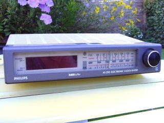 Vintage Uhrenradio PHILIPS AS 290 Electronic Clock Radio