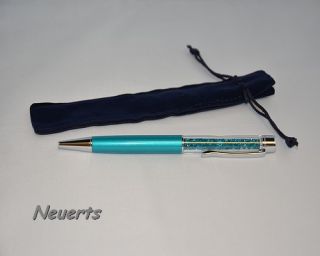 Swarovski Crystalline Lady Kugelschreiber Ballpoint Pen Blue