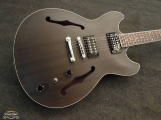 IBANEZ AS53 TKF Artcore Transparent Black Flat ES335 E Gitarre Guitar