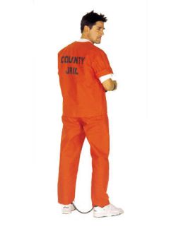 Herren Kostüm American Prisoner, Gr. 54 56  Sträfling Kostüm