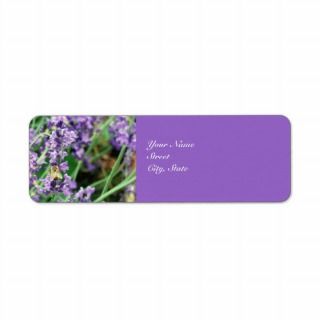 Honey Bee & Lavender address label
