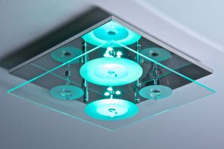 Design Lampe Deckenleuchte Deckenlampe Leuchte LED Farbwechsler