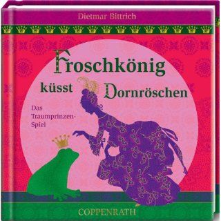 Froschkönig küsst Dornröschen. Das Traumprinzen Spiel 