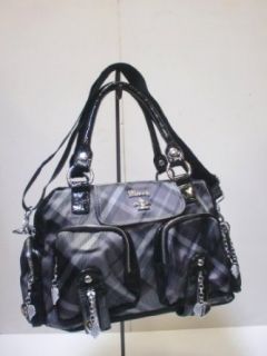 Damen Designer Handtasche Shopper Tasche Mercy Couture G4# black