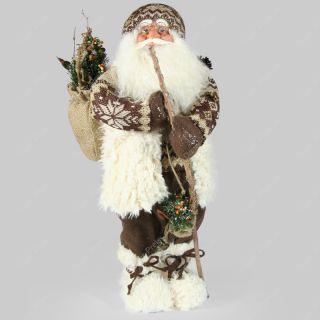 Weihnachtsmann Figur Nikolaus 61 cm Gross Stehend Santa Claus