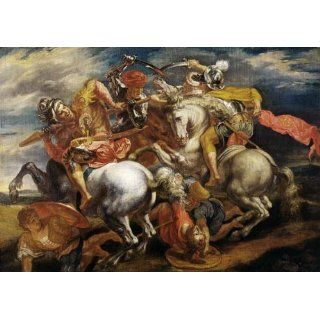 Keilrahmenbild (40 x 28, Rubens) von Schlacht von Anghiari 