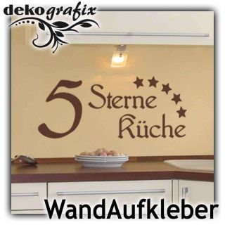 Sterne Küche Wand Aufkleber Esszimmer Wandtattoo Spruch Sticker 5SK