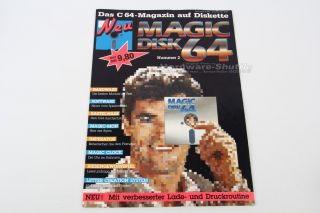 Magic Disk 64   Nr.2   Magazin mit Diskette für Commodore 64 C64