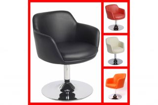 6x Esszimmerstuhl Stuhl Maringa Kunstleder schwarz, creme, rot, orange