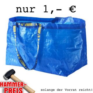 XL IKEA Tragetasche Shopper FRAKTA große Tasche Bag NEU
