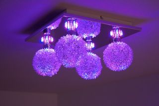 Design Lampe mit LED Farbwechsel Fernbedienung Deckenlampe