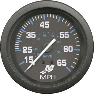 Geschwindigkeitsmesser 65 mph ca 100 km h schwarz Quicksilver Flagship
