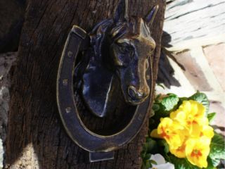 Türklopfer Pferd, Pferdekopf hochwertige Dekoration an der Haustür