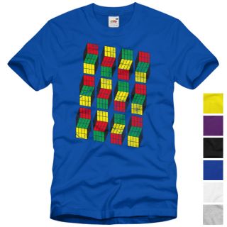 Rubik Vintage T Shirt Sheldon Würfel Big Bang Cube Theory Meltig