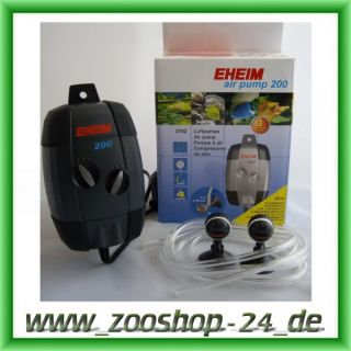Luftpumpe/Durchlüfter EHEIM Air Pump 200 2 x Ausströmer