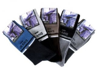 10 Paar Herren Jeans Socken   Ohne Gummi (5064) Bekleidung