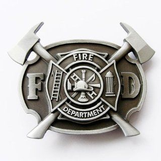 Buckle Fire Department, Feuerwehr, USA   Gürtelschnalle 