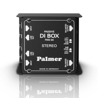 Palmer Audionomix PAN 04 professionelle passive 2 Kanal Stereo DI Box