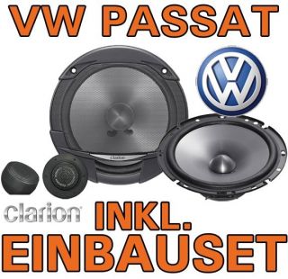 VW PASSAT 3B 3BG 300WATT LAUTSPRECHER BOXEN SET 16cm 2 WEGE FRONT HECK