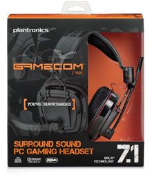 Plantronics GameCom 780 Gaming Headset 7.1 Surround 
