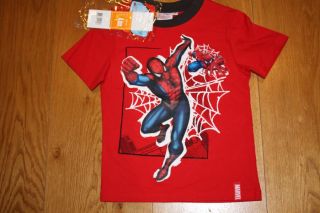 Spiderman T Shirt mit Licht Gr. 104,Gr. 128,Gr. 140