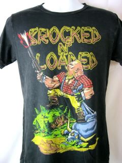 Brock Lesnar Punch Buddies Brocked N Loaded Premium Black T shirt New