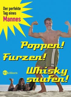 Buch Poppen  Furzen  Whisky saufen  Geschenk Männer Gag lustig
