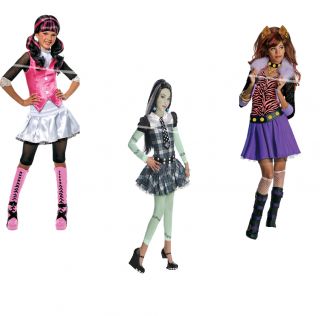 Monster High 104 110 122 128 134 140 Gr. Kostüm neu Mädchen Karneval