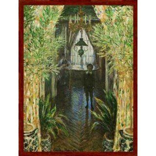 Bild mit Rahmen Claude Monet, Un coin dappartement, 53 x 71   Holz