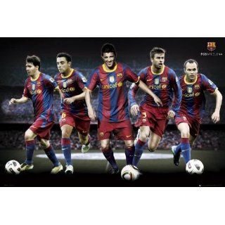1art1 50724 Fußball   Barcelona, Spieler 10/11 Poster 91 x 61 cm