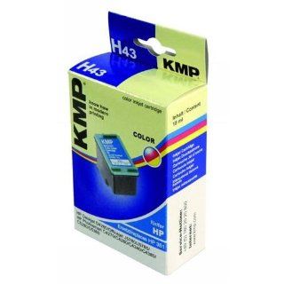 KMP H43 Tintenpatrone (ersetzt CB338EE) color Bürobedarf
