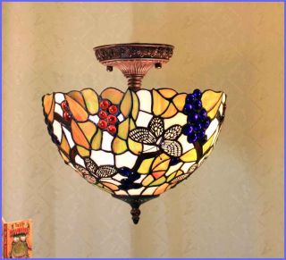 Edel Tiffany Lampe Tiffanylampe Deckenlampe Decken Lampe GN106 GE